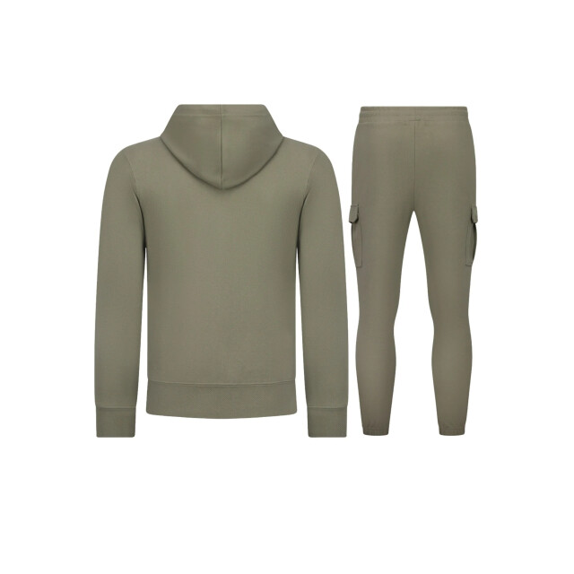 Enos Casual oversized ribbed joggingpak volwassenen trainingspak FF-7920/9630 large
