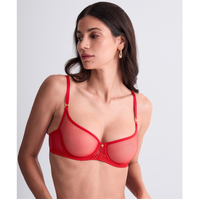 Aubade Corbeille arma bh 1/2 cup balconette rood 4MF14 large