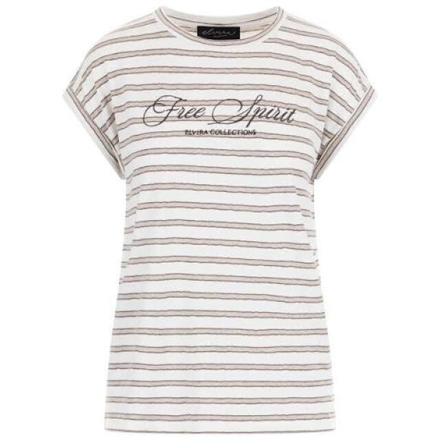 Elvira Collections Top luna striped creme Luna - Striped Creme large