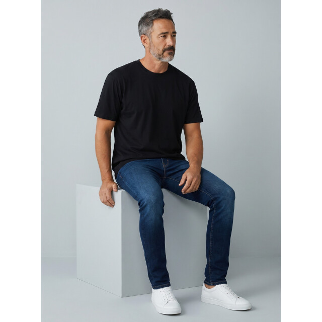 True Rise Oversized t-shirt effen t-shirt MD-6530-1 large