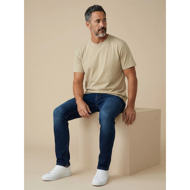 True Rise Oversized t-shirt effen t-shirt MD-6530-16 large