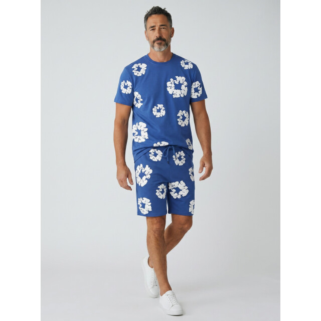 Enos Bloemen zomerset bloemen pak met short twinset SET: QQ-1770 large