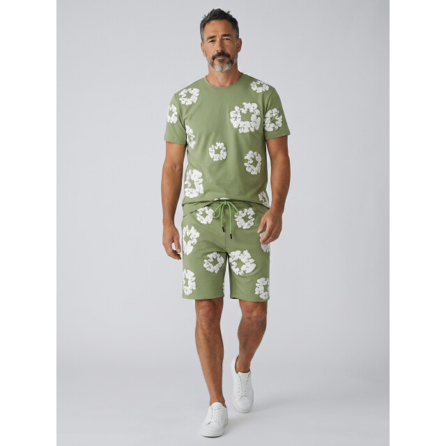 Enos Bloemen print zomerset bloemen pak met short twinset SET: QQ-1770 large
