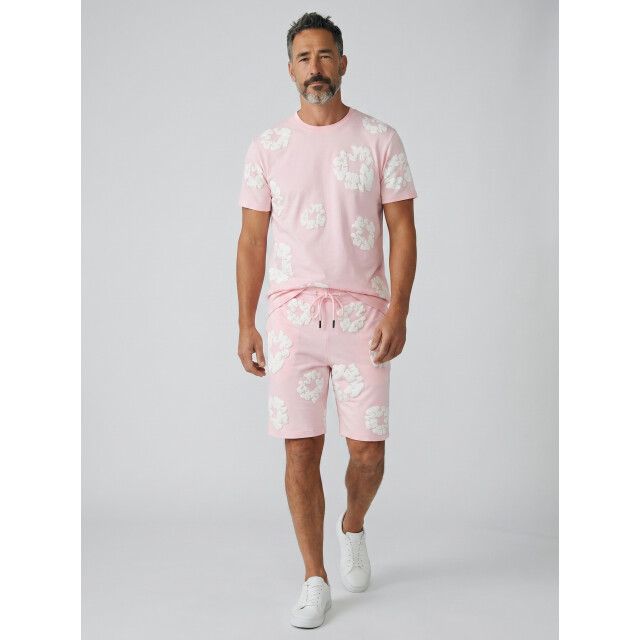 Enos Bloemen print zomerset bloemen pak met short twinset SET: QQ-1770 large