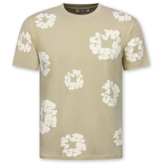 Enos Bloemen print zomerset bloemen pak met short twinset SET: QQ-1770 large