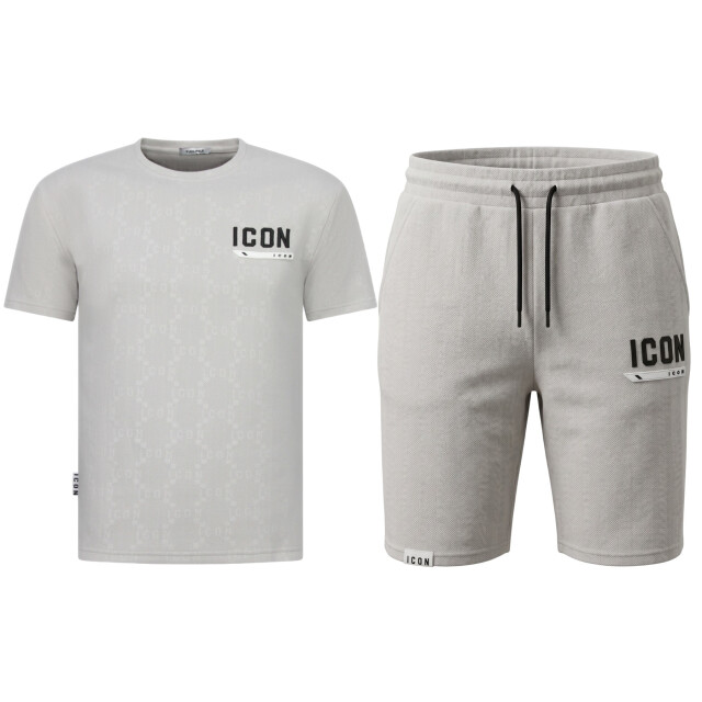 True Rise Zomerset icon oversized t-shirt en short SET: QQ-2096 large
