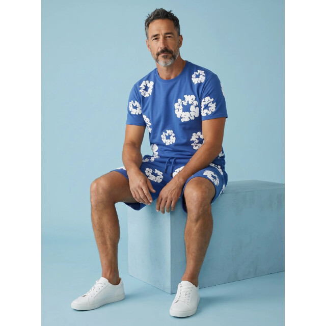 Enos Bloemen zomerset bloemen pak met short twinset SET: QQ-1770 large