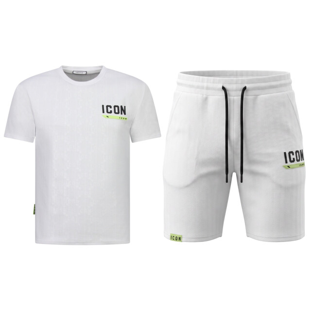 True Rise Zomerset icon oversized t-shirt en short SET: QQ-2096 large