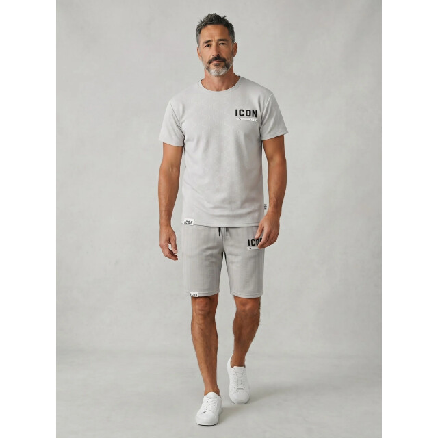 True Rise Zomerset icon oversized t-shirt en short SET: QQ-2096 large