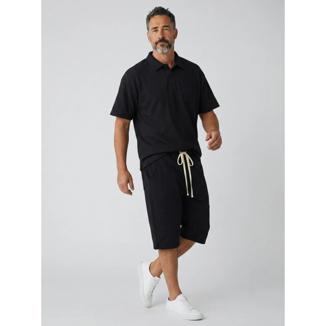 Enos Zomerset ribbed oversized polo shirt SET: F-5828 large