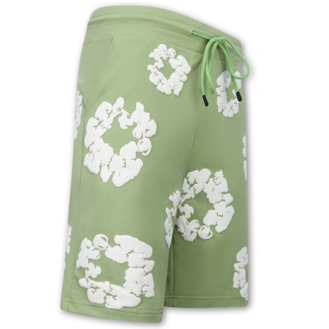 Enos Bloemen print zomerset bloemen pak met short twinset SET: QQ-1770 large