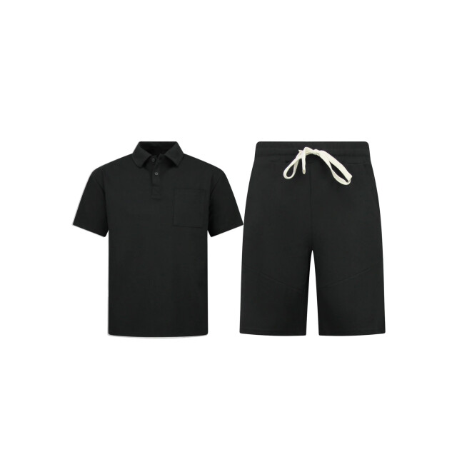 Enos Zomerset ribbed oversized polo shirt SET: F-5828 large
