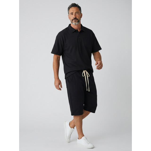 Enos Zomerset ribbed oversized polo shirt SET: F-5828 large