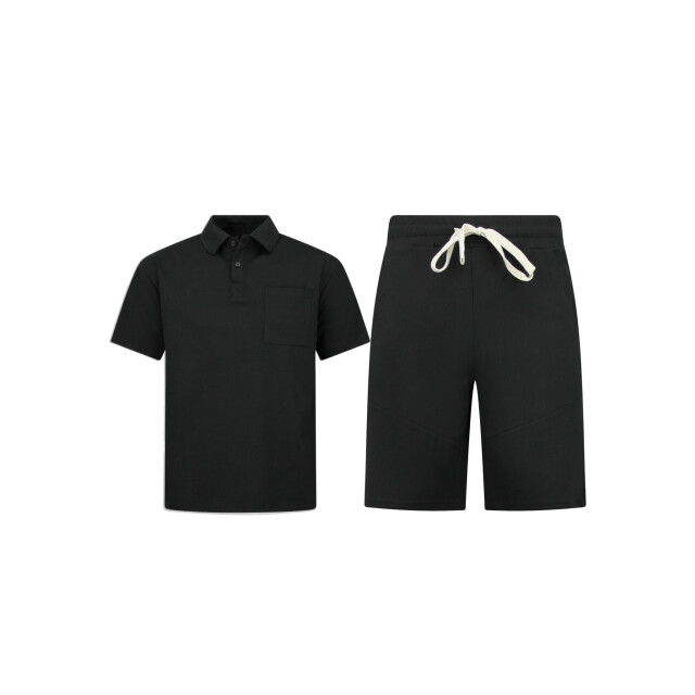 Enos Zomerset ribbed oversized polo shirt SET: F-5828 large