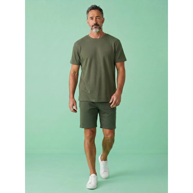Enos Oversized shirt met korte shorts zomerset SET: F-918 large