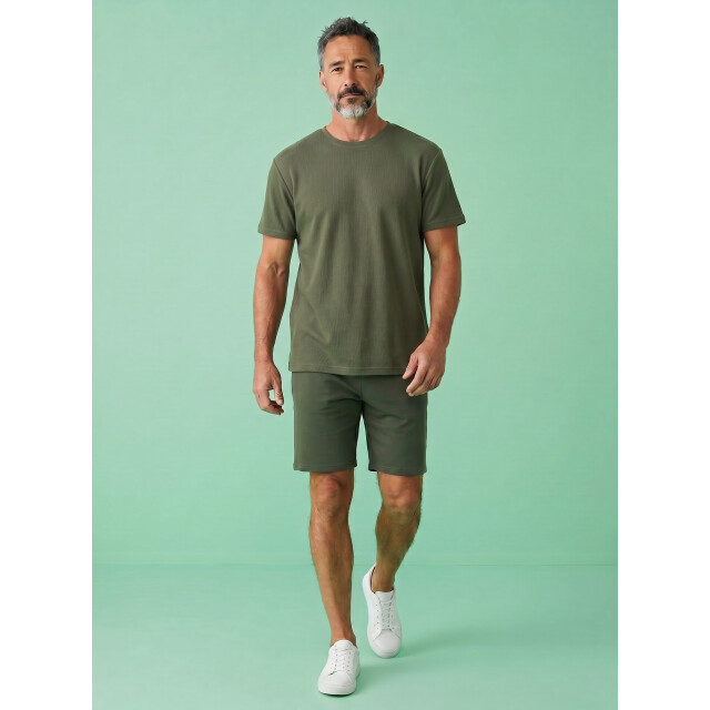 Enos Oversized shirt met korte shorts zomerset SET: F-918 large