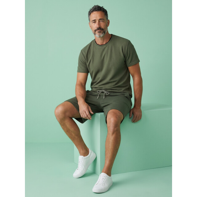 Enos Oversized shirt met korte shorts zomerset SET: F-918 large