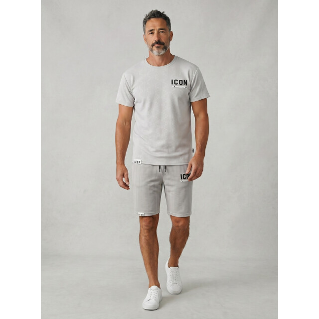 True Rise Zomerset icon oversized t-shirt en short SET: QQ-2096 large