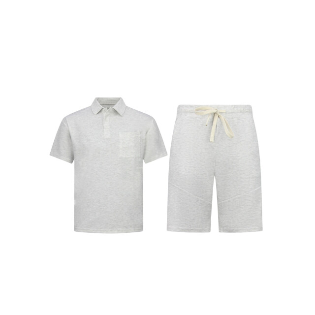 Enos Zomerset ribbed oversized polo shirt SET: F-5828 large