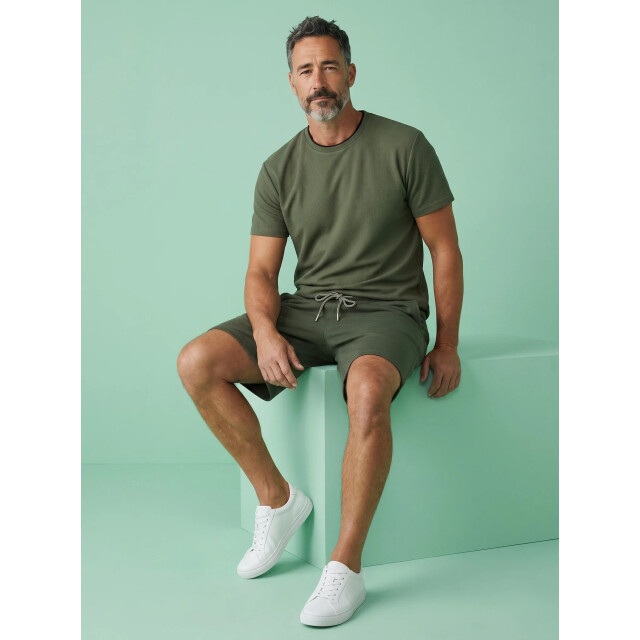 Enos Oversized shirt met korte shorts zomerset SET: F-918 large