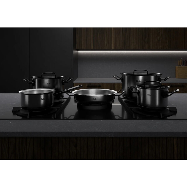 Fissler Original-profi collection® shadow line 5 delig set pannenset zwart 4009209421421 large