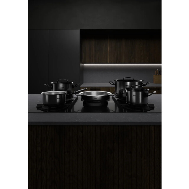 Fissler Original-profi collection® shadow line 5 delig set pannenset zwart 4009209421421 large