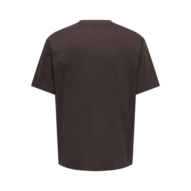 Only & Sons onsfred life rlx ss tee noos 22022532 coffee bean 05011.882.0010 large