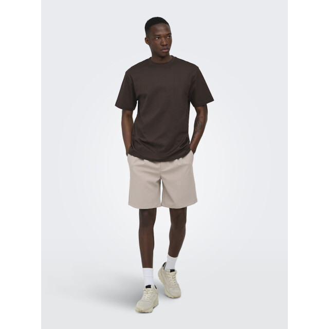 Only & Sons onsfred life rlx ss tee noos 22022532 coffee bean 05011.882.0010 large