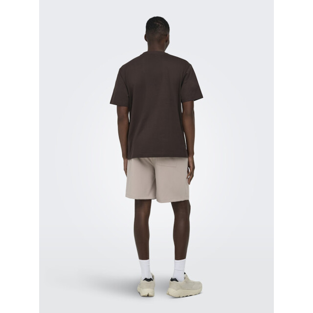 Only & Sons onsfred life rlx ss tee noos 22022532 coffee bean 05011.882.0010 large