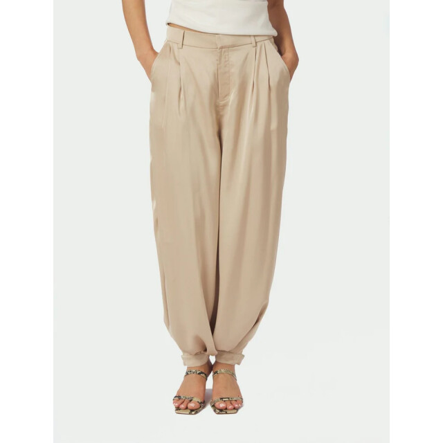 Neo Noir fayla drapy satin balloon pants 167418 125 dark sand 06541.820.0202 large