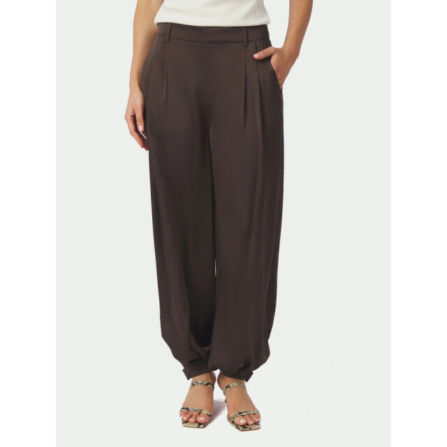 Neo Noir fayla drapy satin balloon pants 167418 676 dark brown 06541.870.0021 large