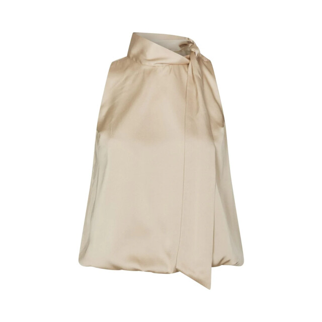 Neo Noir veda drapy satin top 166605 125 dark sand 06010.820.0040 large