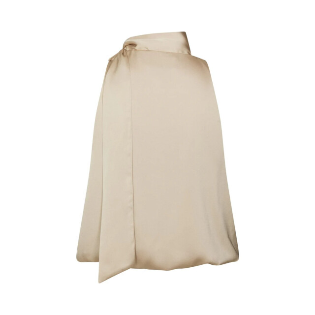 Neo Noir veda drapy satin top 166605 125 dark sand 06010.820.0040 large