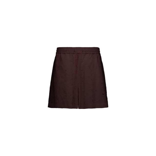 Studio Anneloes zena broderie shorts 13941 8700 espresso 06902.882.0006 large