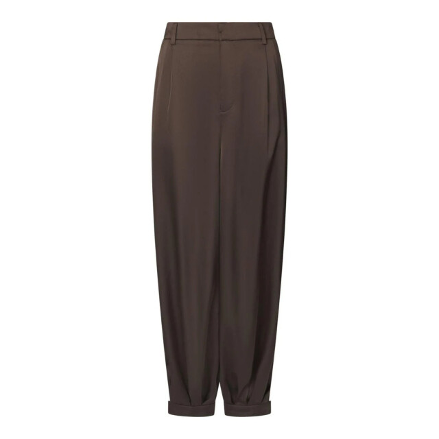Neo Noir fayla drapy satin balloon pants 167418 676 dark brown 06541.870.0021 large