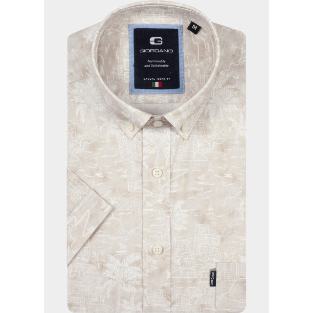 Giordano Overhemd korte mouw heren alfa short sleeve button down 616044/80 206930 large