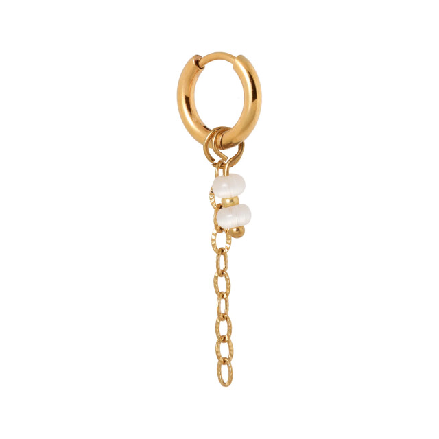Label Kiki Chain natural hoop Chain natural hoop gold large