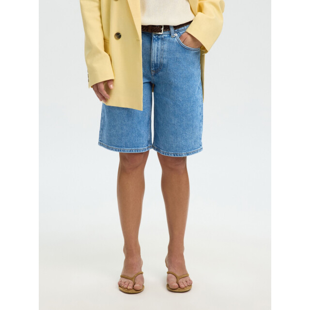 Selected Femme slfevelyn kori hw light blu shorts 16102621 light blue 06901.264.0020 large