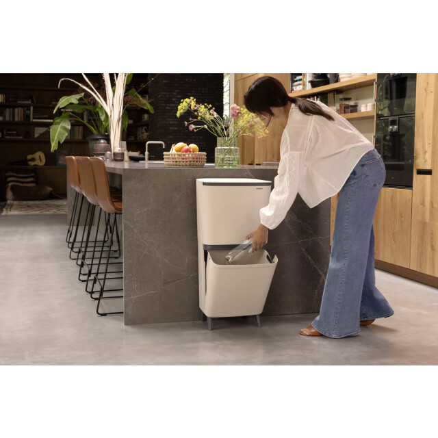 Brabantia Sortup recycle prullenbak hi, 20+25 liter soft 275005 large