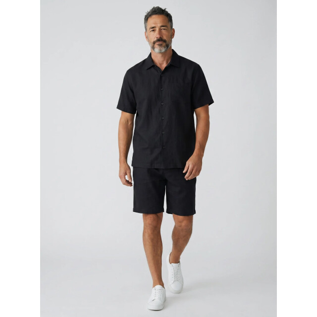 Enos Zomerset ribbed oversized shirt en korte broek SET: F-5830 large