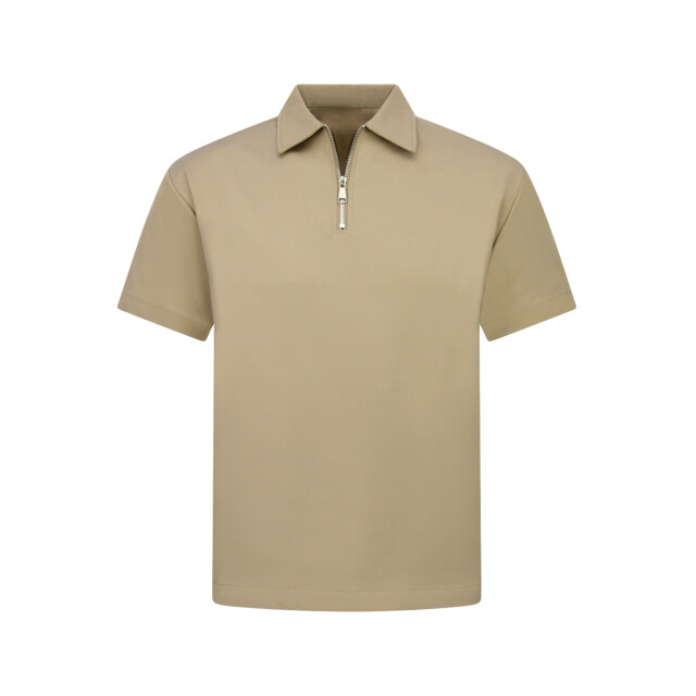 Enos Zomerset ribbed oversized polo shirt en korte broek SET: F-5827 large