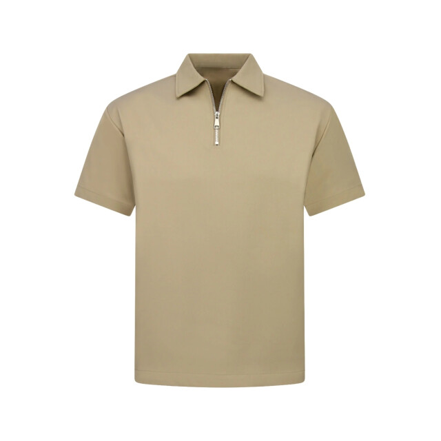 Enos Zomerset ribbed oversized polo shirt en korte broek SET: F-5827 large