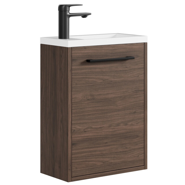 Badplaats Toiletmeubel florence 40 x 22 cm – bruin – fonteinmeubel met 3659004 large