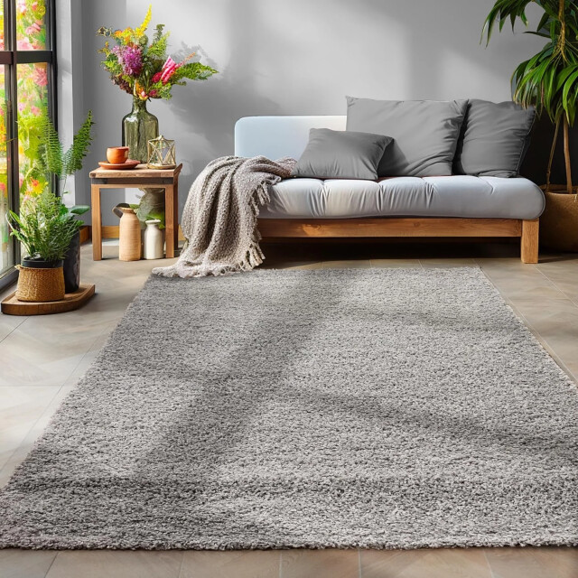 Muratap Basic shaggy vloerkleed licht hoogpolig- 300x400 cm 1128708 large