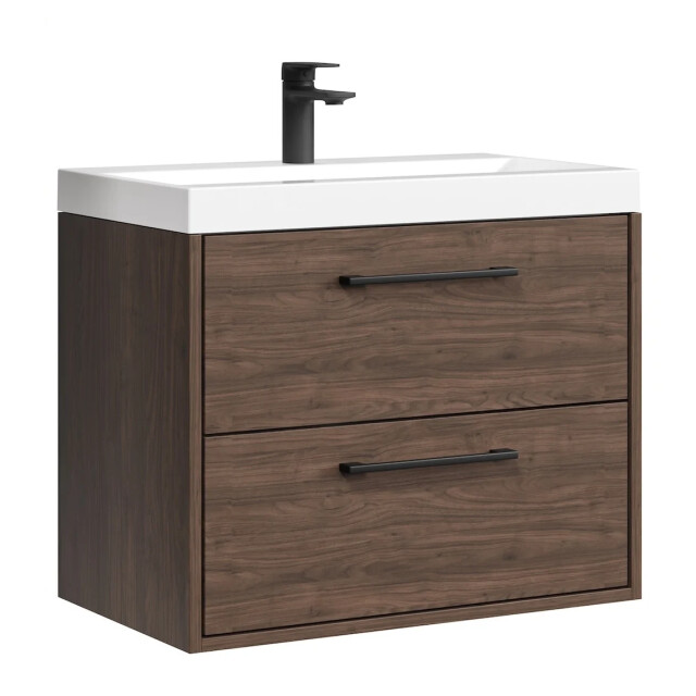 Badplaats Badkamermeubel set florence 01 60 cm – bruin – hangend 3659005 large