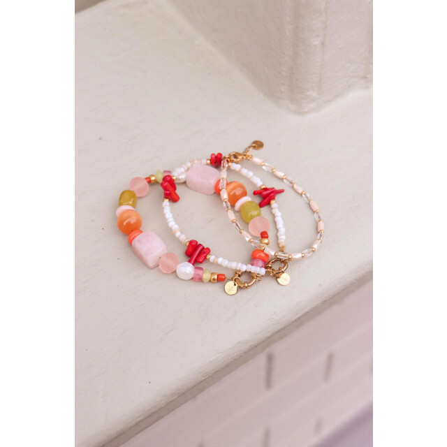 Label Kiki Coral crush bracelet Coral crush bracelet large
