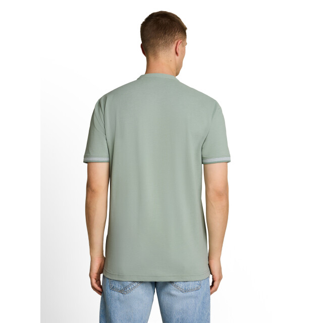 Tom Tailor Stand up collar two tone polo 1052141 large