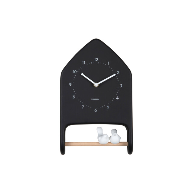 Karlsson wall clock love birds - Øcm 3555290 large