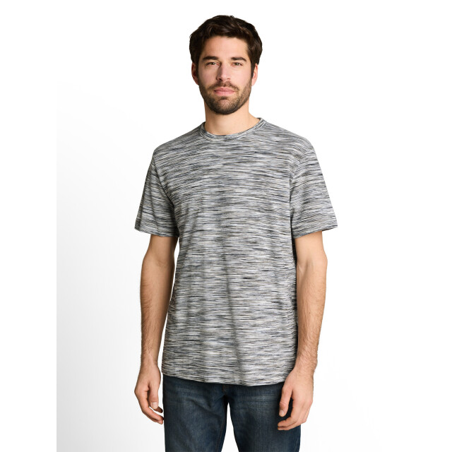 Tom Tailor Piqué t-shirt in melange look 1051164 large