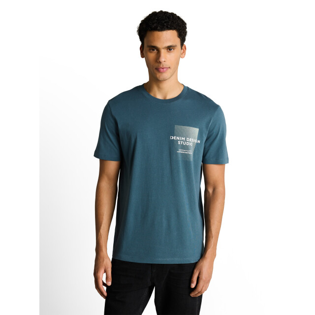 Tom Tailor Basic fit t-shirt met print 1051545 large